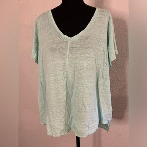 Tahari Linen Top